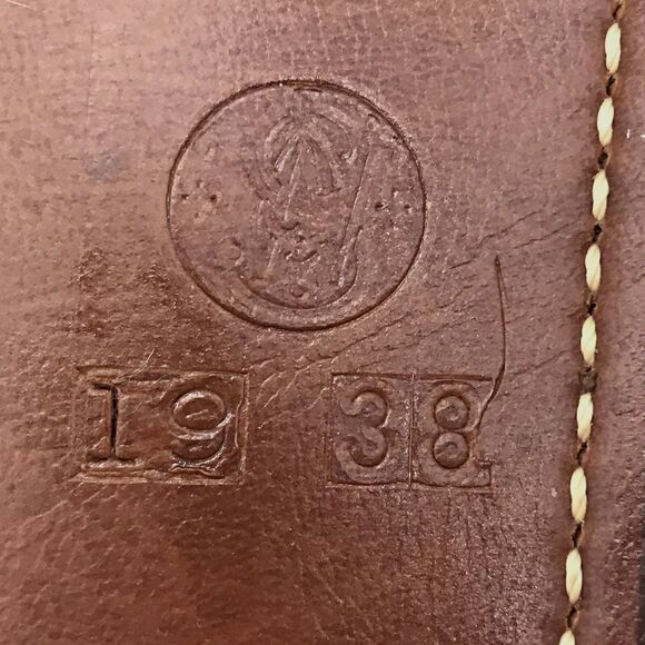 Smith & Wesson 19-38 Brown Leather Holster (See Photos) RHD Revolver Carry Case - Picture 3 of 16